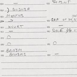 Eastern questionnaire, answ...