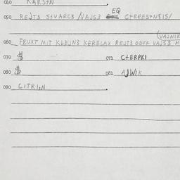 Eastern questionnaire, answ...