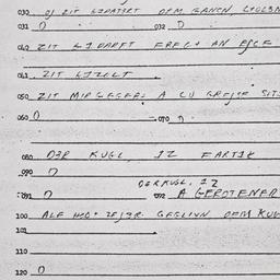 Eastern questionnaire, answ...