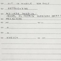 Eastern questionnaire, answ...