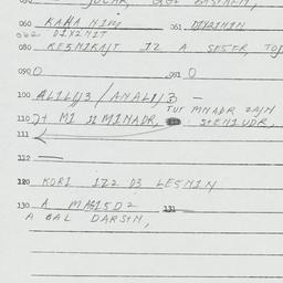 Eastern questionnaire, answ...