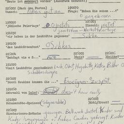 Western questionnaire, answ...