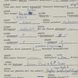 Western questionnaire, answ...