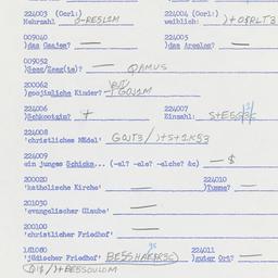 Western questionnaire, answ...