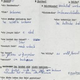 Western questionnaire, answ...