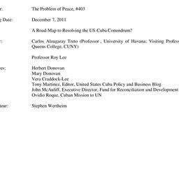 Minutes, 2011-12-07. The Pr...