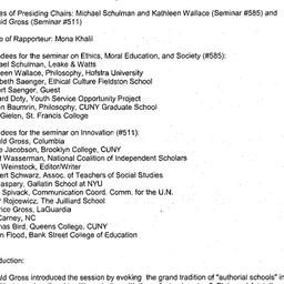 Minutes, 2005-05-03. Ethics...