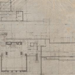 Basement, ground floor plans