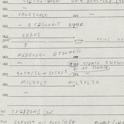 Eastern questionnaire, answ...