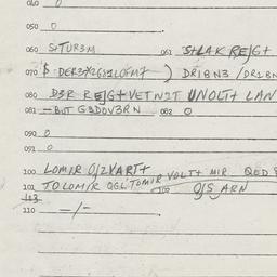 Eastern questionnaire, answ...