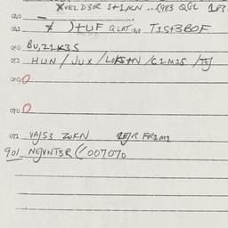 Eastern questionnaire, answ...