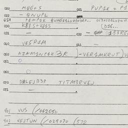 Eastern questionnaire, answ...
