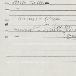 Eastern questionnaire, answ...