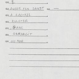 Eastern questionnaire, answ...