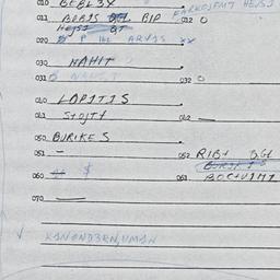Eastern questionnaire, answ...
