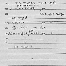 Eastern questionnaire, answ...
