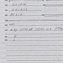 Eastern questionnaire, answ...