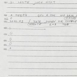 Eastern questionnaire, answ...