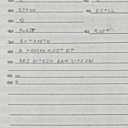 Eastern questionnaire, answ...