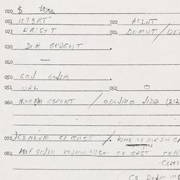 Eastern questionnaire, answ...