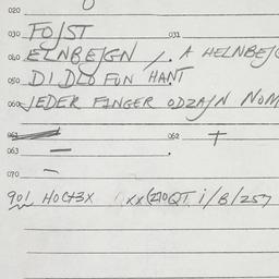 Eastern questionnaire, answ...