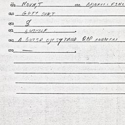 Eastern questionnaire, answ...