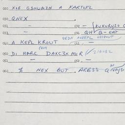 Eastern questionnaire, answ...