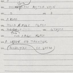 Eastern questionnaire, answ...