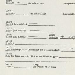 Western questionnaire, answ...