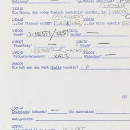 Western questionnaire, answ...