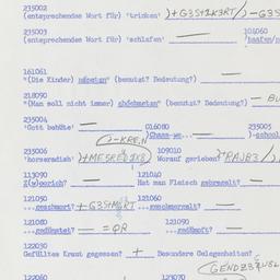 Western questionnaire, answ...