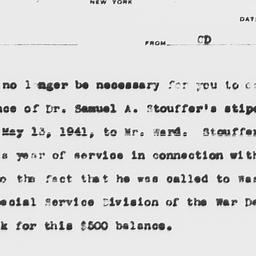 Memorandum from Charles Dol...