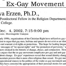 Announcements, 2002-12-04. ...