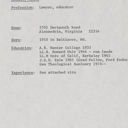Nominating Committee