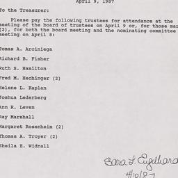Board of Trustees