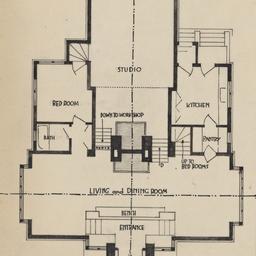 Atelier first floor plan
