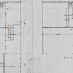 First, second floor plate p...