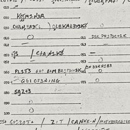 Eastern questionnaire, answ...