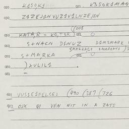 Eastern questionnaire, answ...