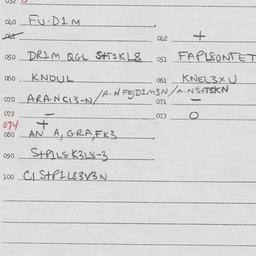 Eastern questionnaire, answ...