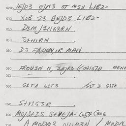 Eastern questionnaire, answ...