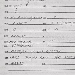 Eastern questionnaire, answ...