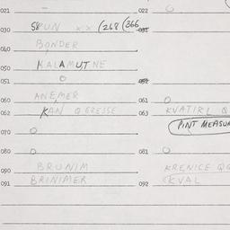 Eastern questionnaire, answ...