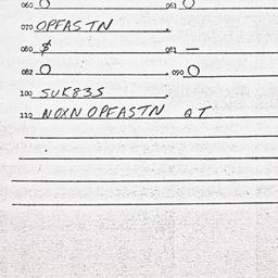 Eastern questionnaire, answ...
