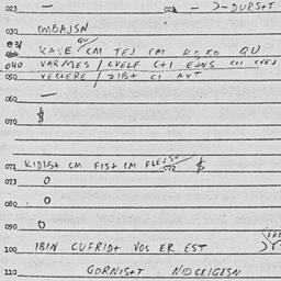 Eastern questionnaire, answ...
