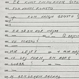 Eastern questionnaire, answ...