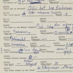 Western questionnaire, answ...