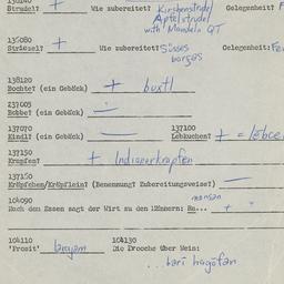 Western questionnaire, answ...