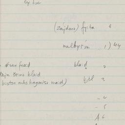 Eastern questionnaire, blue...