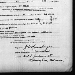 Carnegie Church Organs, Wil...